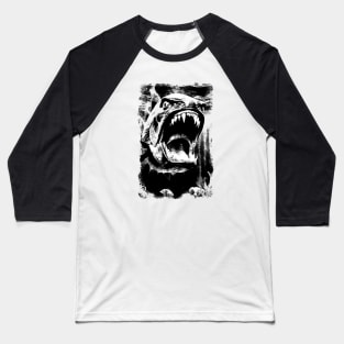 Monster piranha Baseball T-Shirt